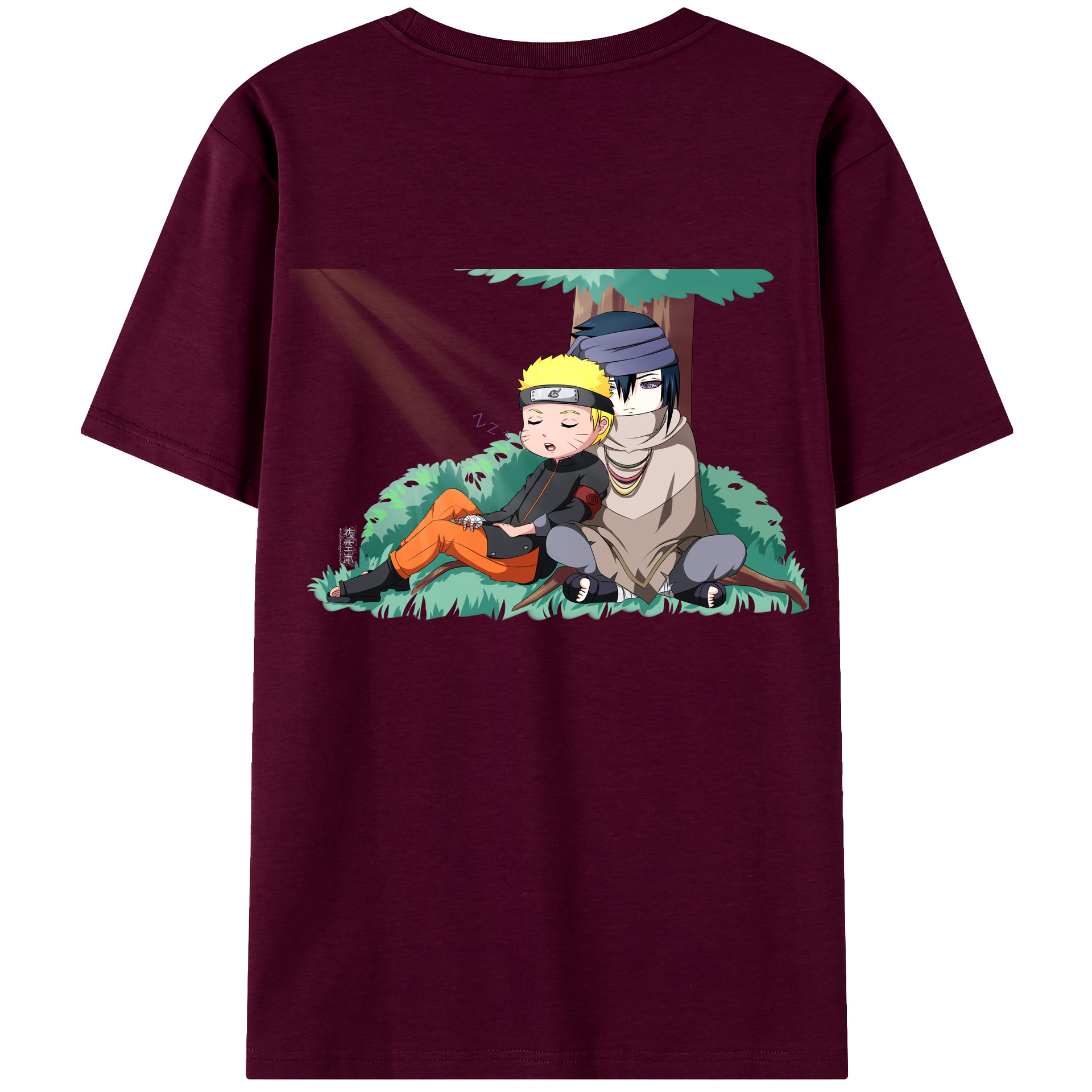 （画像用） NARUTO -ナルト- うずまき ナルト Uzumaki Naruto レディース半袖Tシャツ(バックプリント)